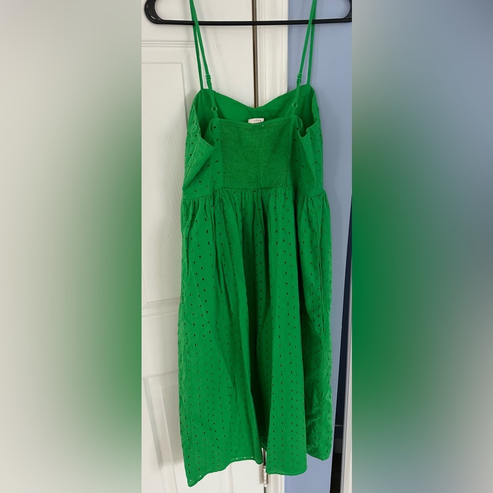 Green midi dress!!